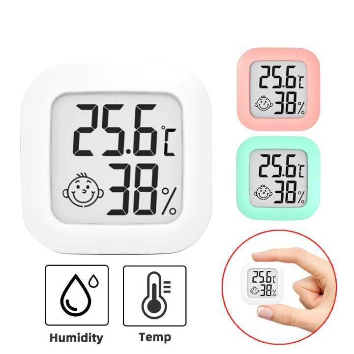 DIZAINLIFE Thermometer Hygrometer Digital LCD Display - CX-0726