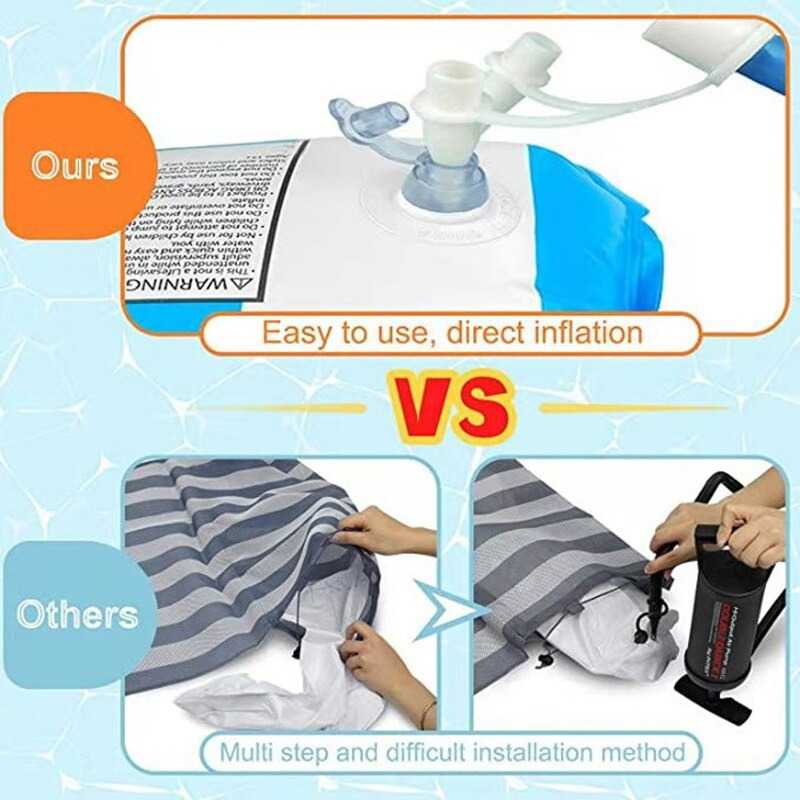 Doffy Pelampung Renang Floating Hammock Inflatable Water Bed - FDJ21