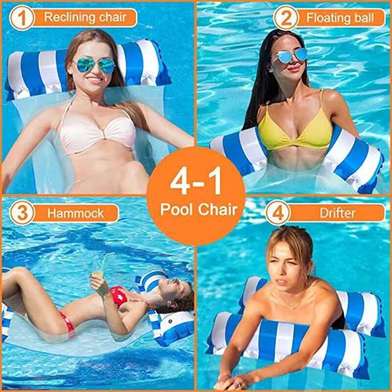 Doffy Pelampung Renang Floating Hammock Inflatable Water Bed - FDJ21
