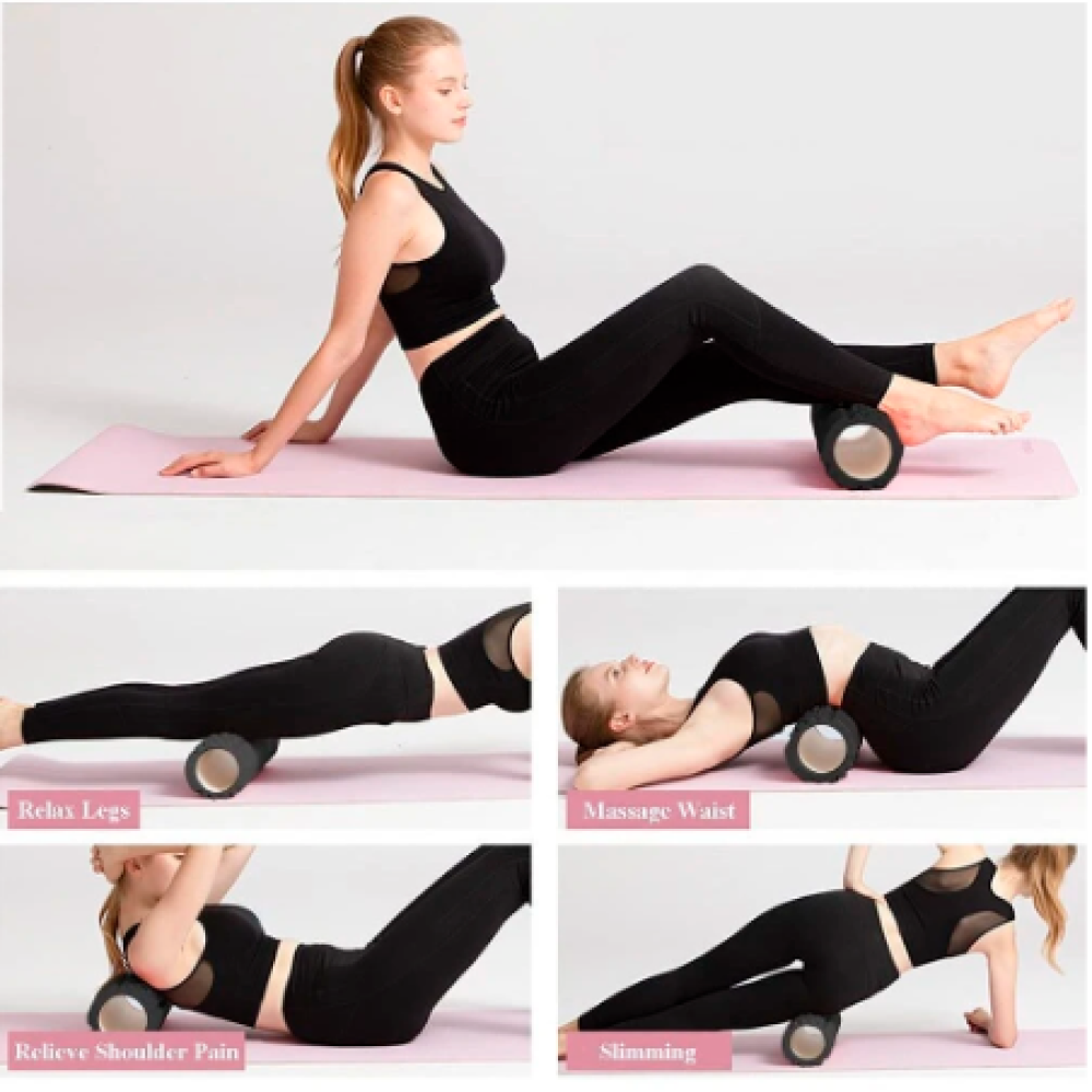 DR.XIE Rumble Roller Foam Yoga Massage Hollow Column EVA 25.5cm - DX219