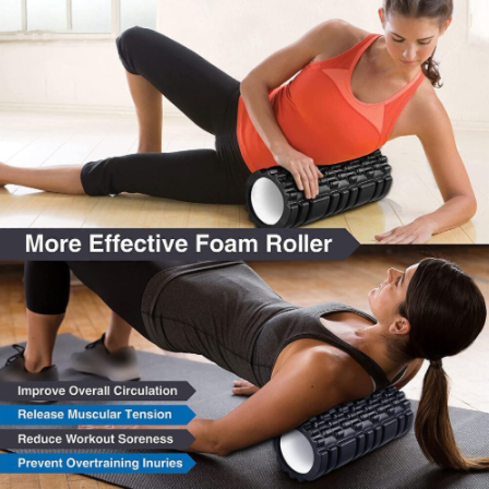 DR.XIE Rumble Roller Foam Yoga Massage Hollow Column EVA 25.5cm - DX219