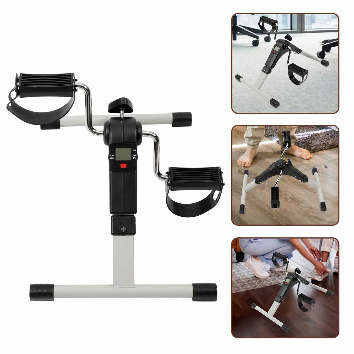 DUTRIEUX Sepeda Statis Mini Exercise Bike Leg Trainer Foldable - DR-25