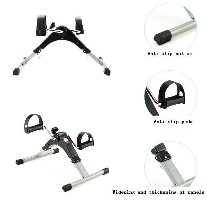 DUTRIEUX Sepeda Statis Mini Exercise Bike Leg Trainer Foldable - DR-25