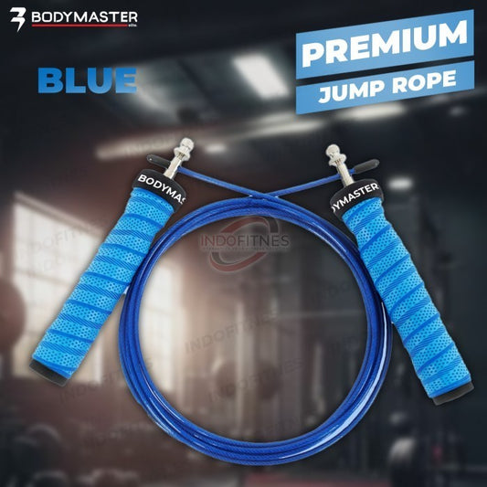 BODYMASTER Premium Jump Rope R130 Bearing Tali Skiping Speed Skipping - Blue