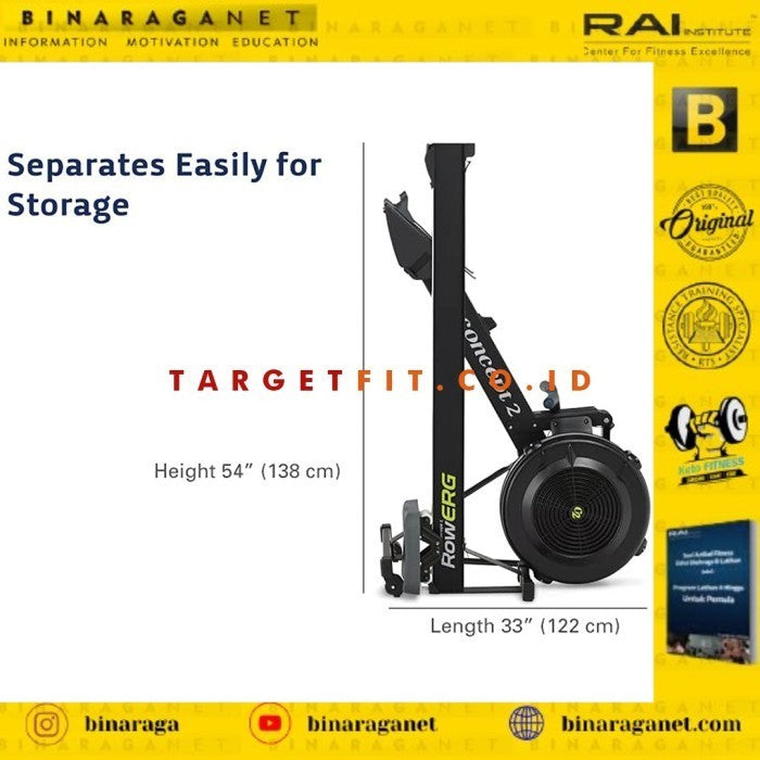 CONCEPT 2 SKIERG INCLUDE FLOOR STAND / ROWING MACHINE / AIR ROWER