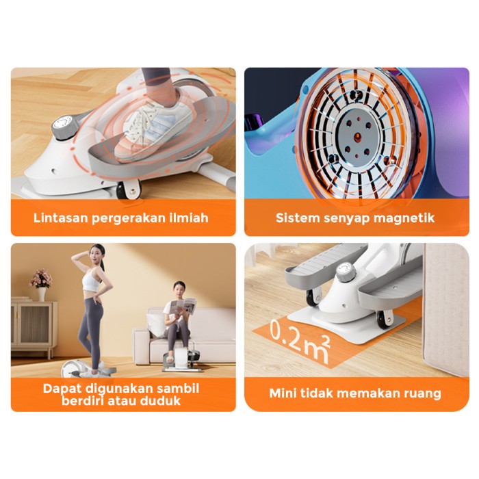 OneTwoFit Mini Exercise Bike Sepeda Statis Terapi Portable Mini Bike