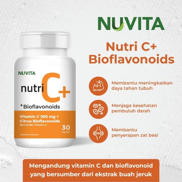 Nuvita C 300Mg + Citrus Bioflavonoids 30 Kaplet