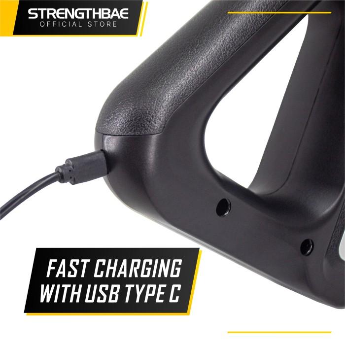 Massage Gun STRENGTHBAE Alat Pijat Otot Deep Tissue Massager Elektrik
