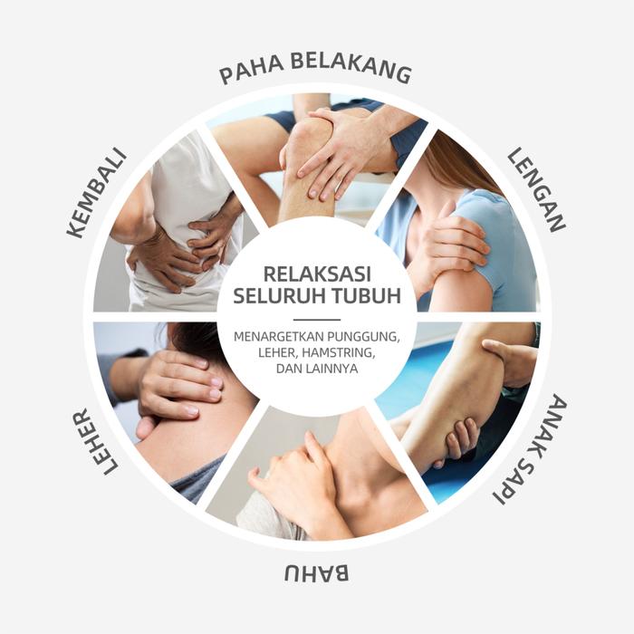 GYMPRO CARE 1 Alat Pijat Getar Alat Pelangsing Portable Elektrik Body Massager