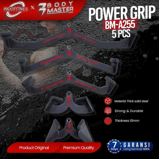 BODYMASTER Power Grip Cable Pulley A255 Lat pull down Handle Home Gym - TOPED