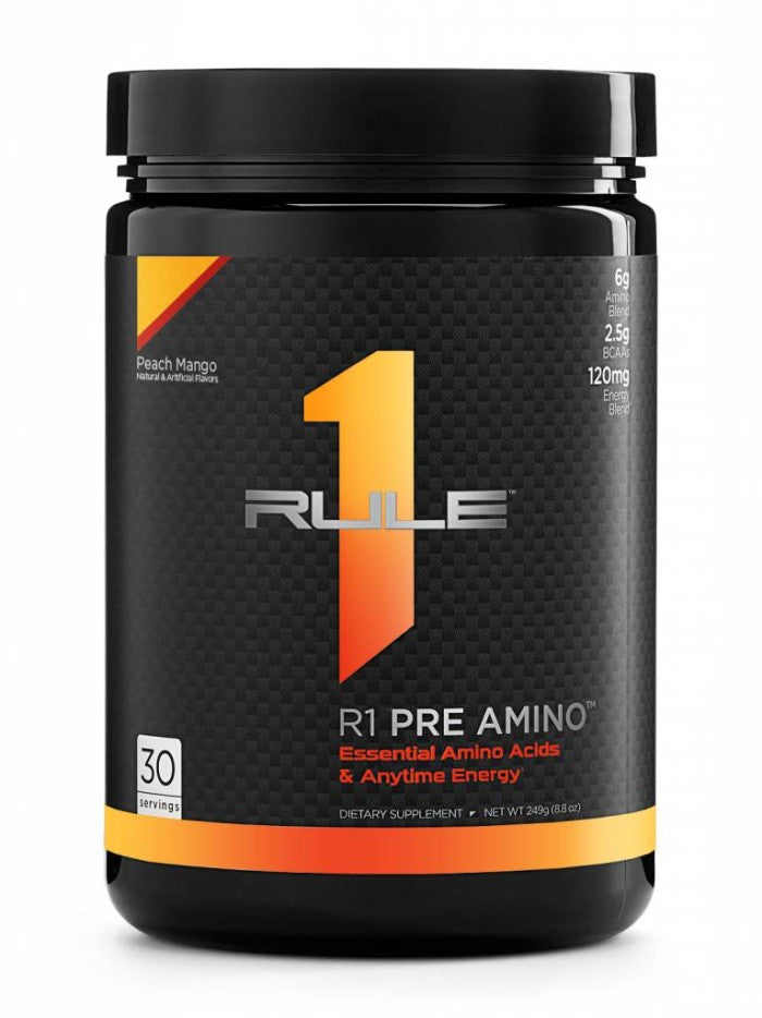 Rule One Pre Amino 30 Serving Pre Workout + Bcaa Amino Energy R1
