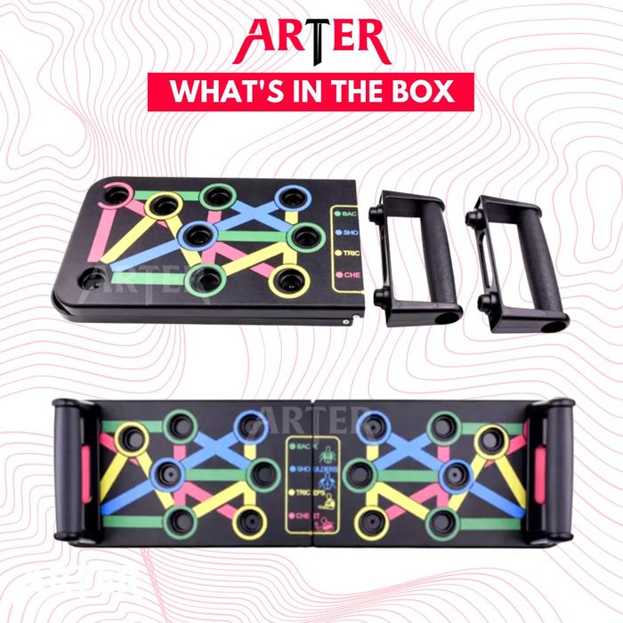 ARTER Push Up Board Foldable Papan Pushup Support Portable Training