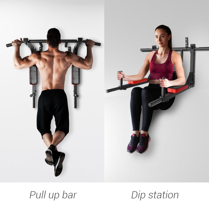 OneTwoFit Multifunctional Wall Mounted Pull Up Bar/Chin Up bar