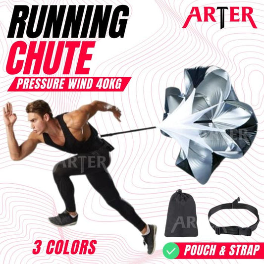 ARTER Running Chute Parasut Lari Speed Chute Latihan Jogging Olahraga - Ocean Blue