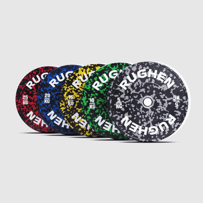 RUGHEN Fleck Reinforced Bumper Plates - 5 Kg