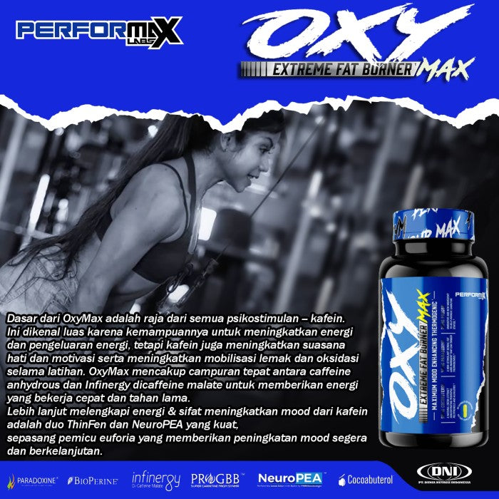 OXYMAX EXTREME FAT BURNER 60 CAPSULES (60 SERVING)