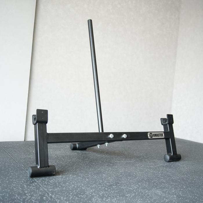 XMASTER Barbell Jack Double - Heavy Duty Powder Coated Barbell Stand Gym Equipment Otot Dengan Sistem Tuas Efisien Dan Finishing Anti Karat