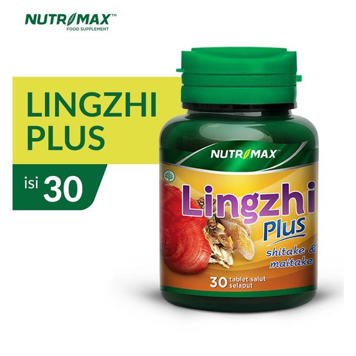 Nutrimax Lingzhi Plus untuk Detox Detoksifikasi Antioksidan Imunitas Alergi Keputihan - 30 Naturecaps
