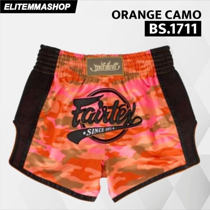 FAIRTEX Slim Cut Muay Thai Boxing Celana Muay Thai Pria Celana Muaythai Boxing Thai Boxing - BS1713, XL