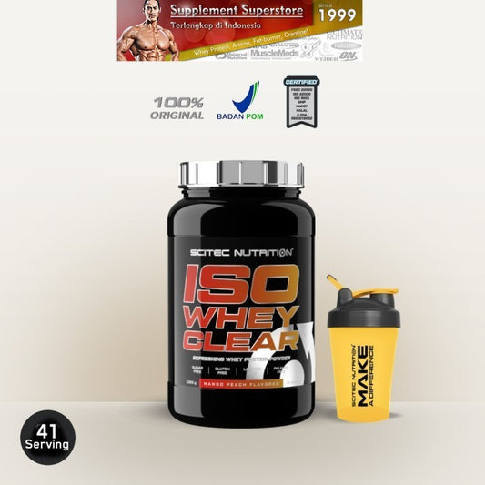 Scitec Nutrition - ISOWHEY CLEAR 1025 Gram - Green Tea Kiwi,