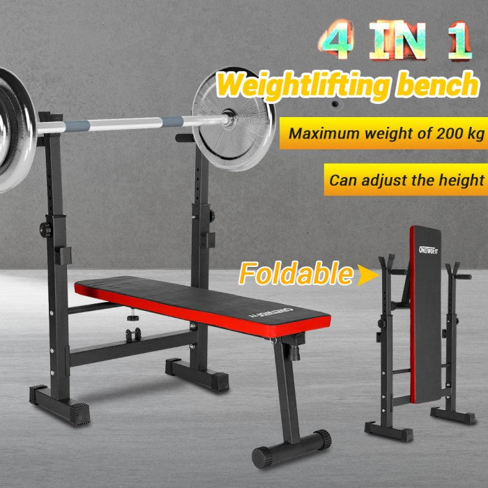 Onetwofit Bench press kecil Multi fungsi Berat Bangku