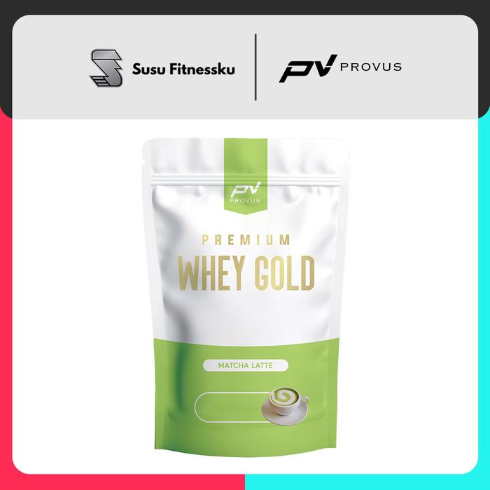 Provus Premium Whey Gold 900gr - Whey Protein Concentrate susu fitness - VANILLA - 900GR, SACHET PWG