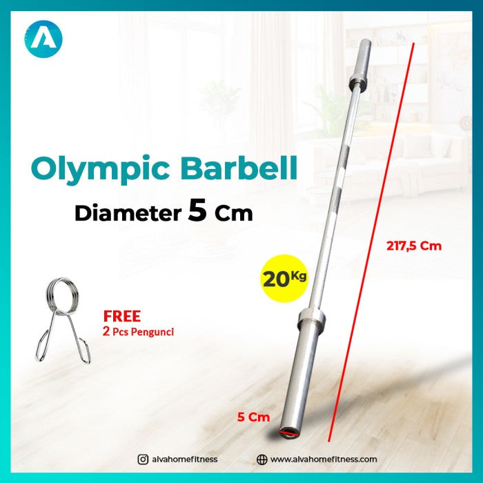 Stick Olympic Barbell Barbel Bar 5cm - 20kg