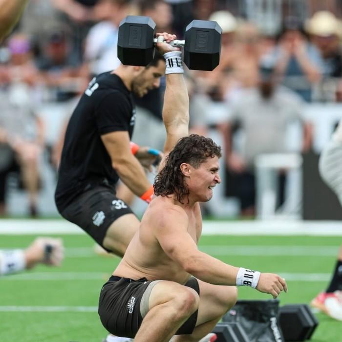 ROGUE Original Hex Dumbbell Rubber Latihan Angkat Beban Otot Home Gym Fitness CrossFit Training - 2,5kg Sepasang - 12,5kg Sepasang