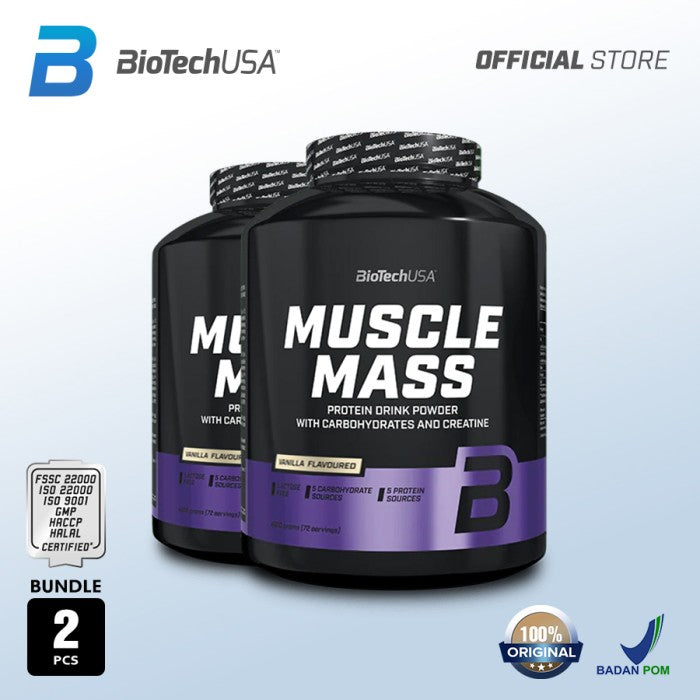 Bundle - MUSCLE MASS GAINER 4000+4000 Gram - Vanila