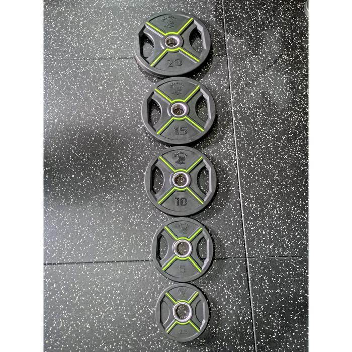 barbel plate rubber Ironbull Weight Plate 2.5-25kg ecer IronBull Barbel Karet Rubber Plate Dumbell - 2,5kg