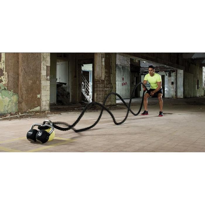 F305A 15M X 25 MM Premium Battle Rope Tali alat Fitness home sport Gym