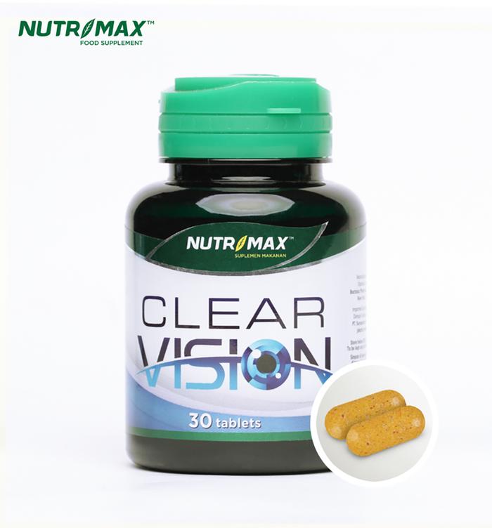Nutrimax Clear Vision Vitamin Membantu Menjaga Kesehatan Mata - 60 Tablet