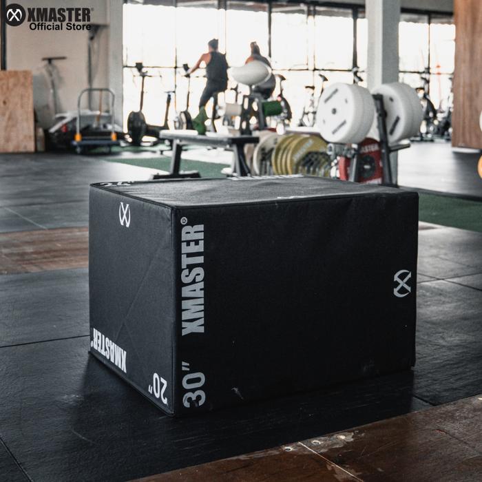 XMASTER Box Plyo Soft 3-in-1 Berkualitas Tinggi dengan EVA Anti-Slip untuk Latihan Intensif di Rumah & Studio Fitness - Busa