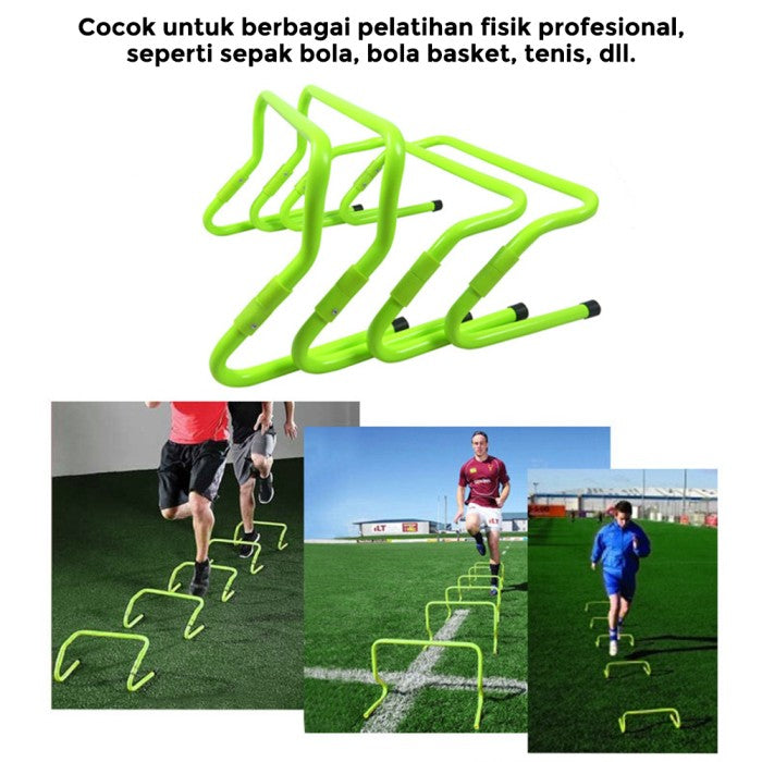 OneTwoFit Hurdle Alat Melatih Reflek Foldable Adjustable 15/30cm Alat Latih Sepak Bola Traning