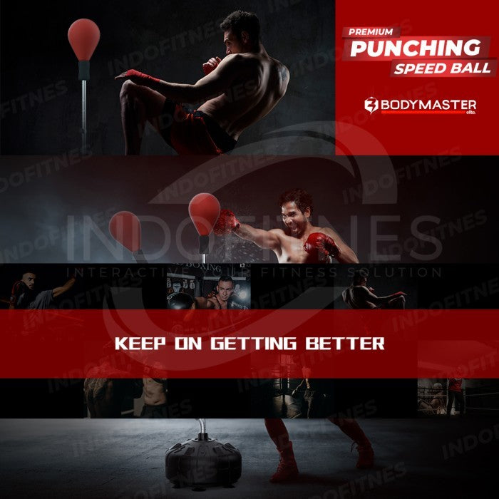 BODYMASTER Premium Punching Speed Ball BM-E039 Boxing Samsak Tinju - Hitam