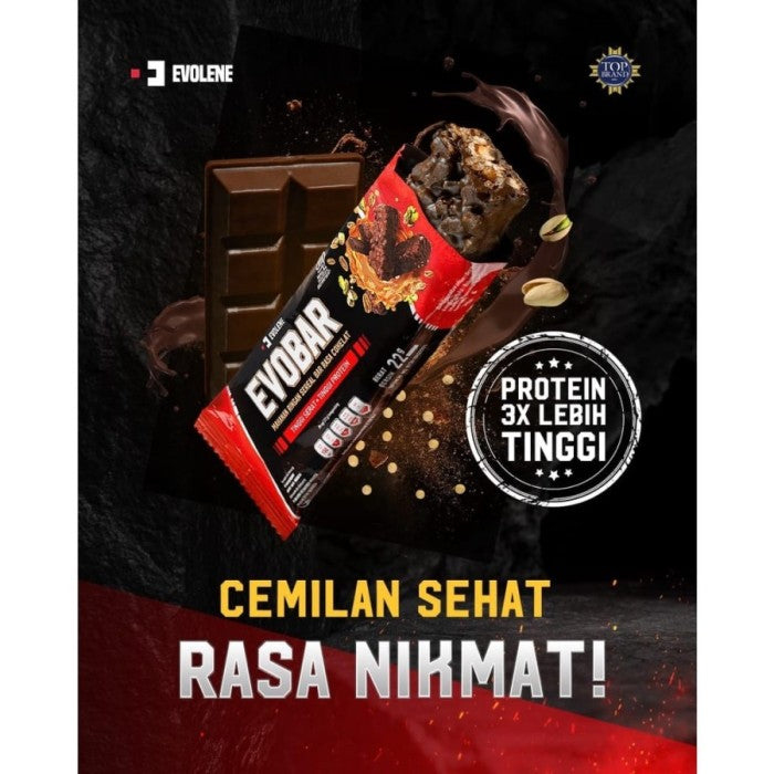 Evolene Evobar Protein Bar 1 Box 264 Gram 12 Bar Original BPOM HALAL