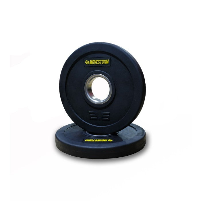 Movestorm Olympic Rubber Plates - 5kg (pair)