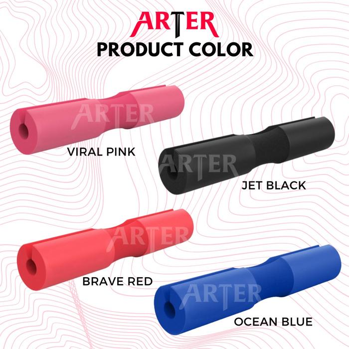 ARTER Barbell Pad Barbel Squat Foam Pelindung Pundak Leher HIP THRUST - Viral Pink