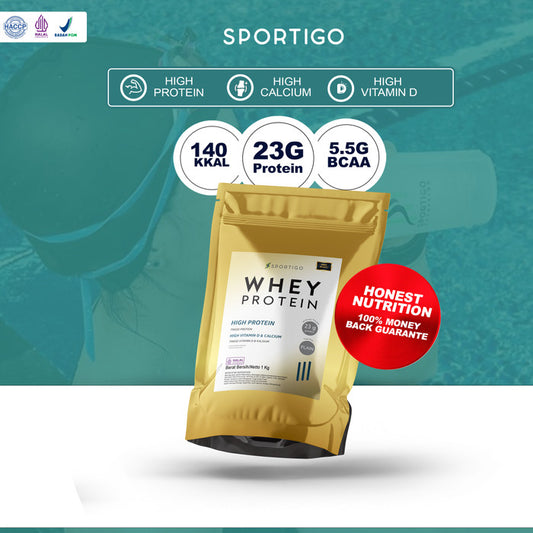 Sportigo Susu Whey Protein Isolate Concentrate Pure - 1000g