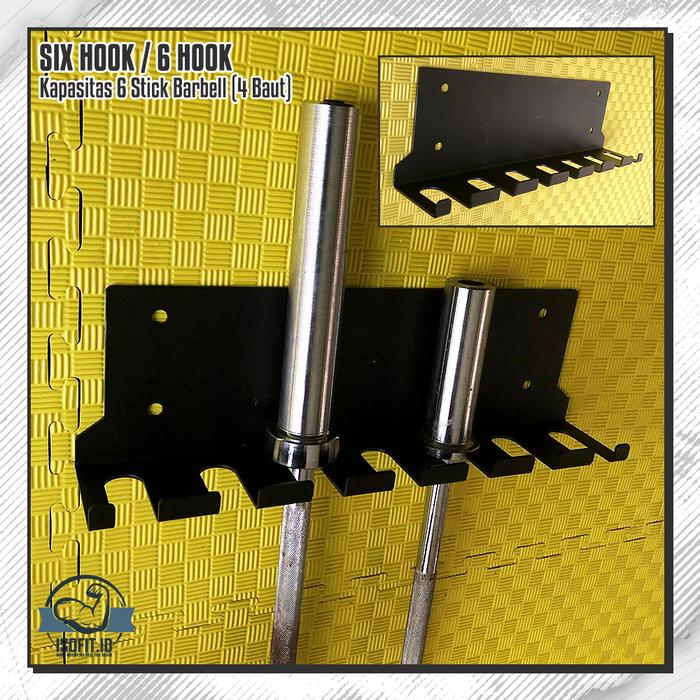 Foldable Pull Up & Squat Rack Climbing Frame / Multifunction Wall Mounted Squat Rack / Squat Rack Lipat Minimalis - HFCR03 DIP BAR