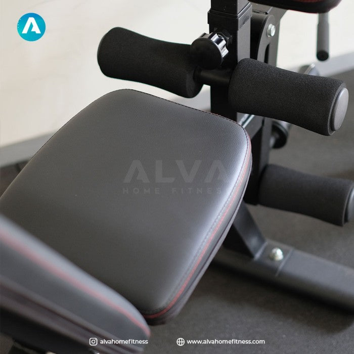 Adjustable Bench Optimove BE-04 Bangku Gym Fitness Leg Curl Extension