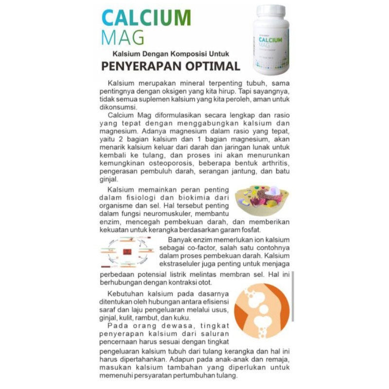 Calcium Mag 120 Tablet Synergy