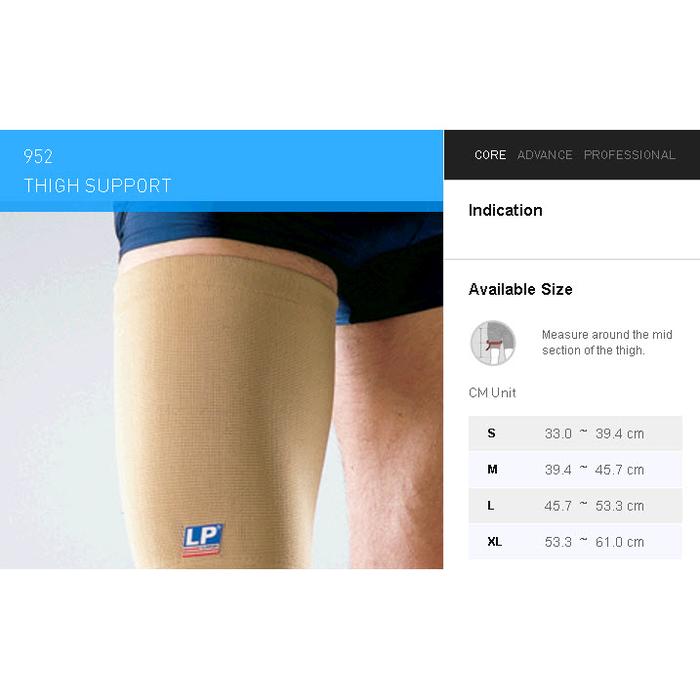 LP SUPPORT THIGH ELASTIC LP-952 - S