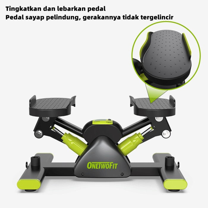 OneTwoFit Mini Stepper V-shape Air Climber Steper Walker Glider Steper