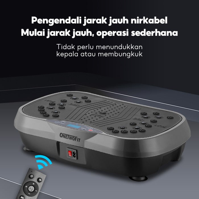 OneTwoFit Slim Vibration Machine Alat Pijat Elektrik Alat Pelangsing Home Fitness Machine