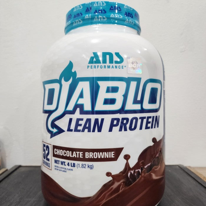 ANS Diablo Protein 4lbs Whey Protein + Fat Lose - Coklat, Bonus Strap