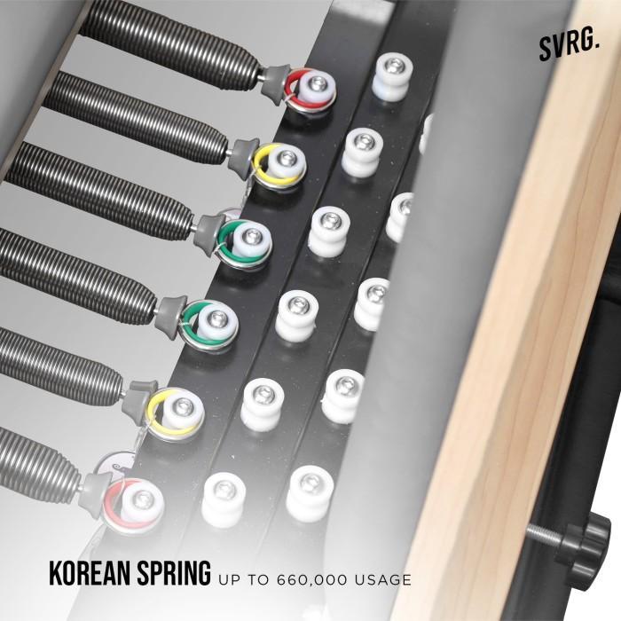 Pilates Reformer Y - Half Tower - SVRG - Gym Pilates Yoga - Black