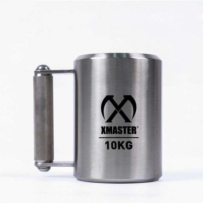 XMASTER Heavy Mug 8/10KG Gelas Berat Dumbbell 304 Baja Tahan Karat Latihan Kekuatan Otot - 8Kg Stainless steel