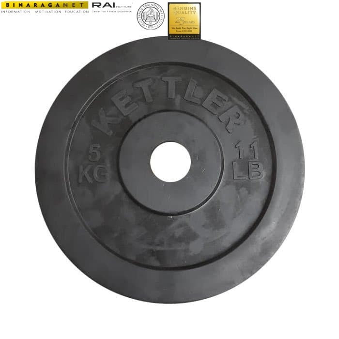 Kettler Rubberized Weight Plate 5kg 801-020