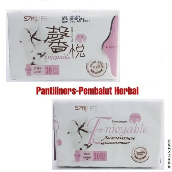 GreenWorld SM Life Sanitary Napkin Pantyliner 30's